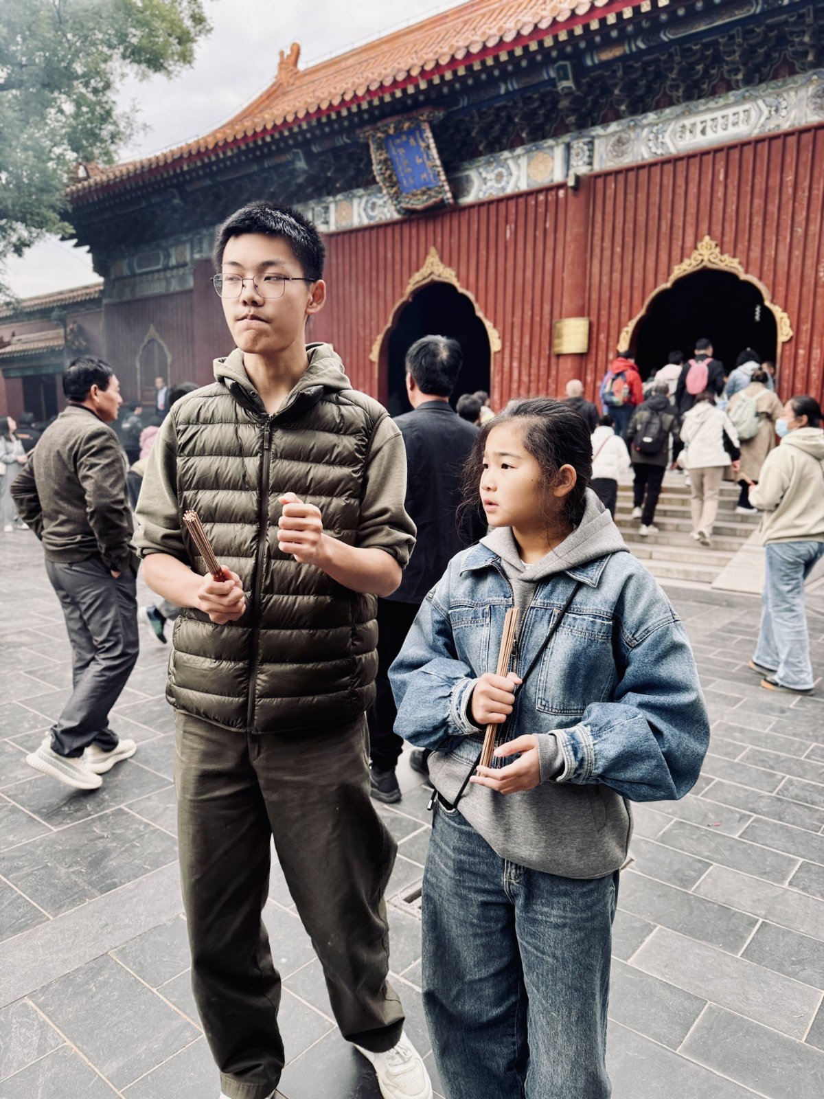 Chine en famille, Temple des Lamas de P&eacute;kin