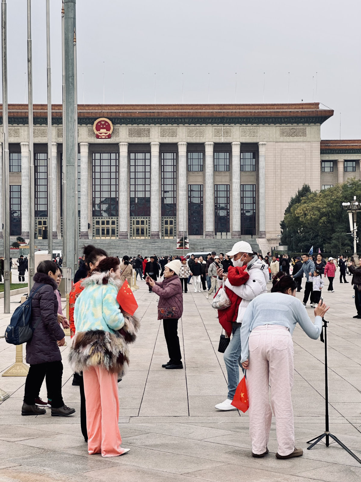 P&eacute;kin, Place Tian'anmen de P&eacute;kin, Sc&egrave;ne du quotidien